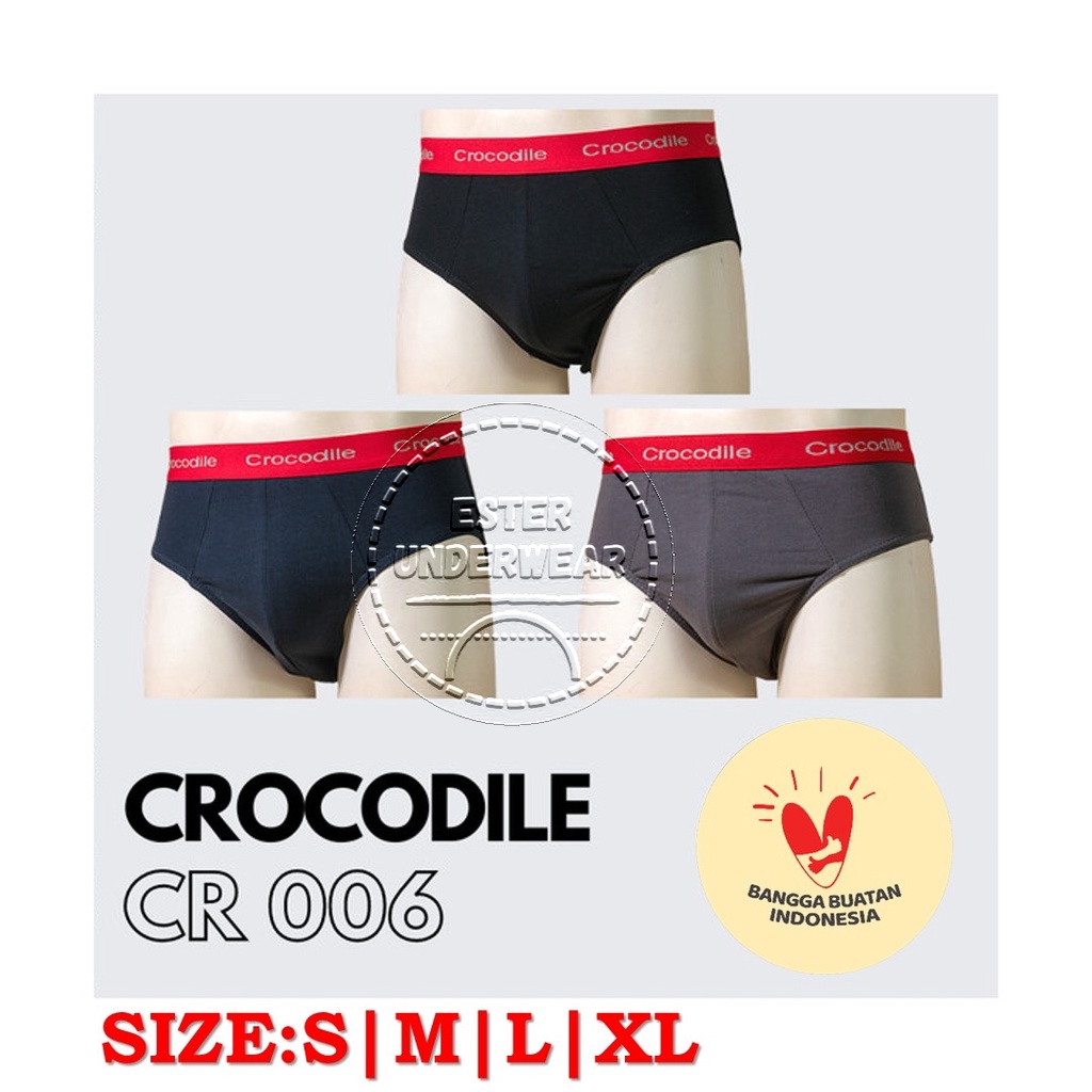 Celana Dalam Pria CROCODILE CR 006 ISI-2 PCS