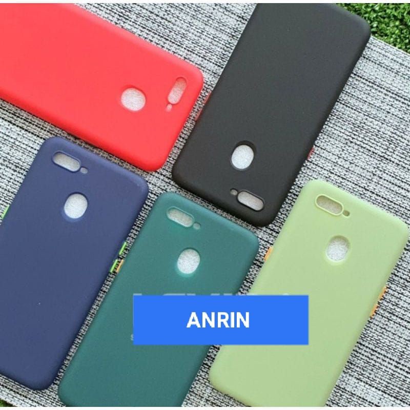 OPPO A12 F9 A5S A7 A11K BABY SKIN MACARON CASING SOFTCASE SILIKON