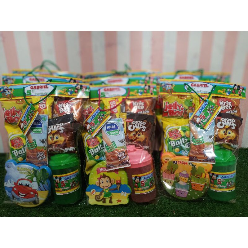 Goodiebag Snack Souvenir Ulang Tahun/ Paket ulang tahun/snack ultah murah