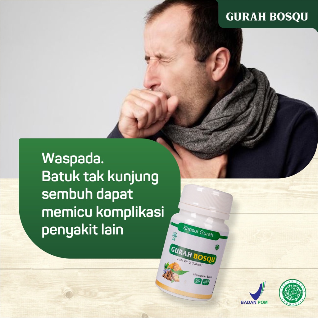 Gurah Bosqu obat tbc paru paruparu nafas sesak batuk sinusitis dan polip hidung menahun bronkitis kronis gurah dahak hidung fit bpom asli original ampuh