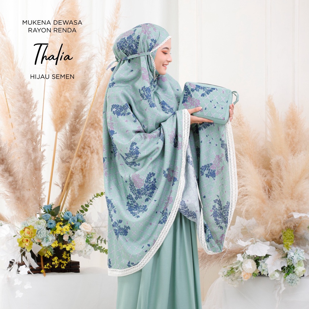 PUSAT MUKENA TASIK - MUKENA DEWASA RENDA RAYON THALIA