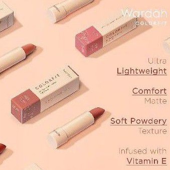 WARDAH COLORFIT ULTRALIGHT MATTE LIPSTICK 3.6G