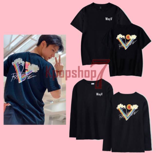Kaos wayv baju wayv tshirt wayv rainbow