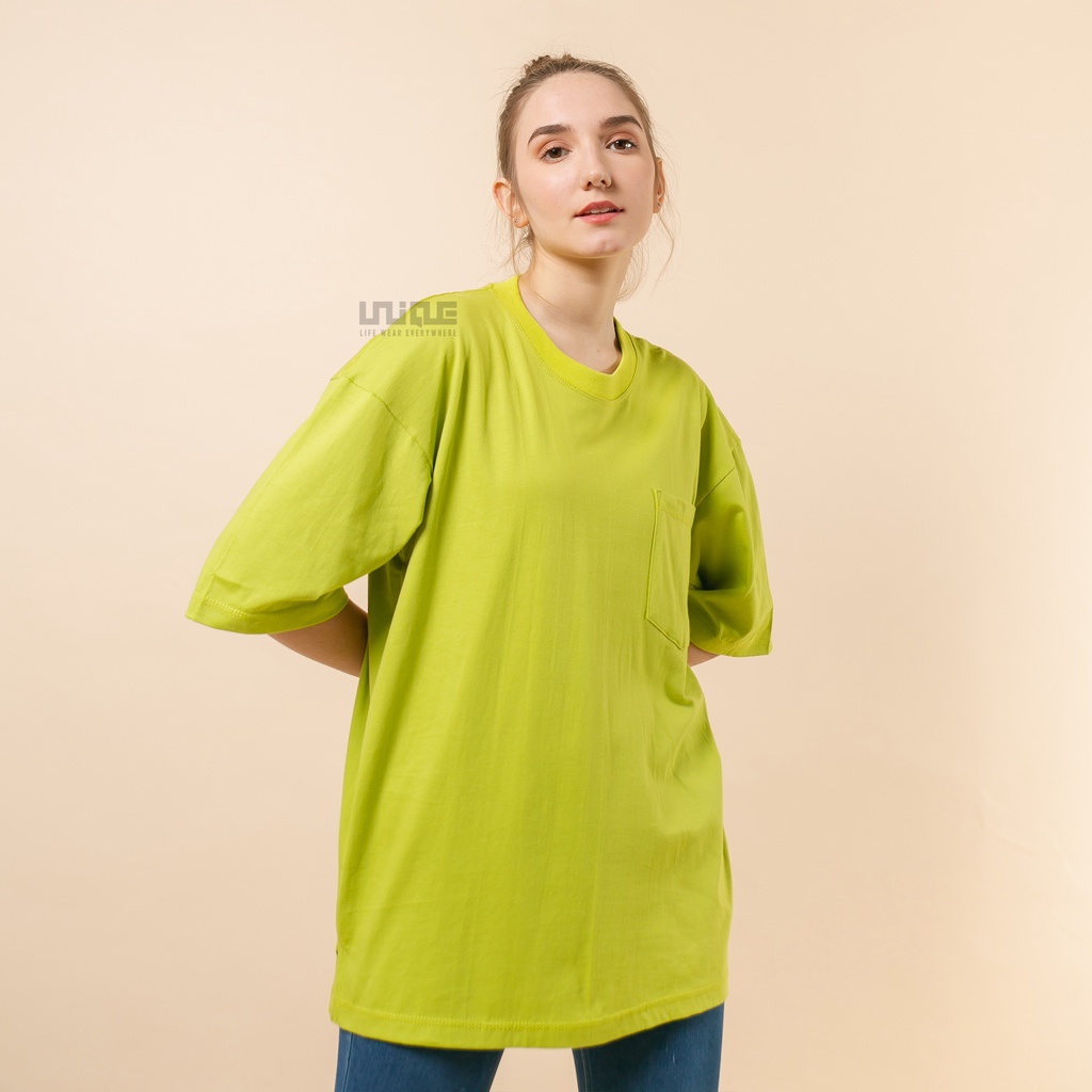 UNIQUE - (Pocket Series) Kaos Oversize Pocket Lemon