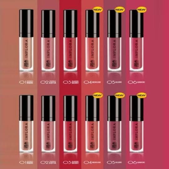 Implora Lip Cream Matte READY 20 WARNA Rumah Cantik 354 Urban Lipcream Matte Yang Membuat Hasil Make Up Bibir Lebih Indah