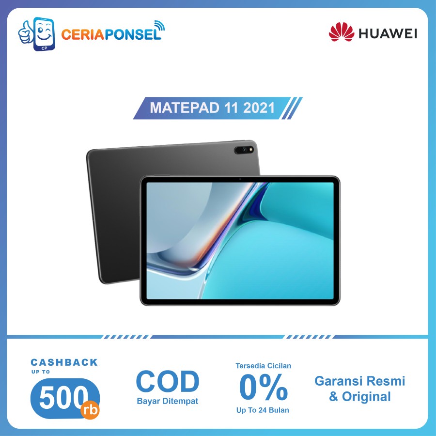 Huawei MatePad 11 2021 10.95 Inc Qualcomm Snapdragon 865 Octa-core Garansi Resmi