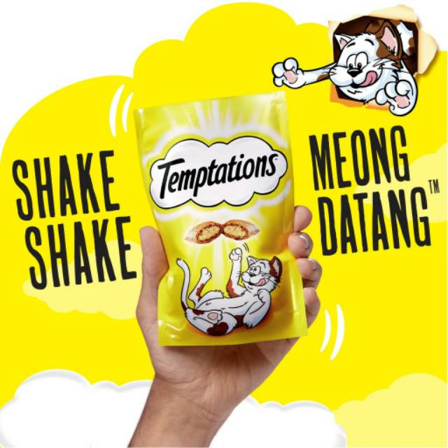 TEMPTATIONS CAT SNACK CREAMY DAIRY 85gr