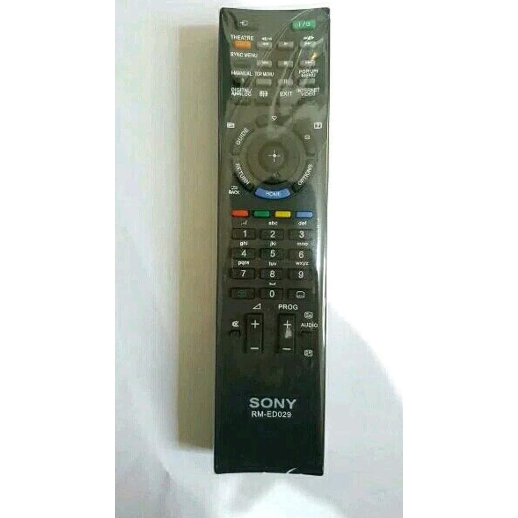 Sony Remote TV LED / LCD - Hitam panjang-hitam