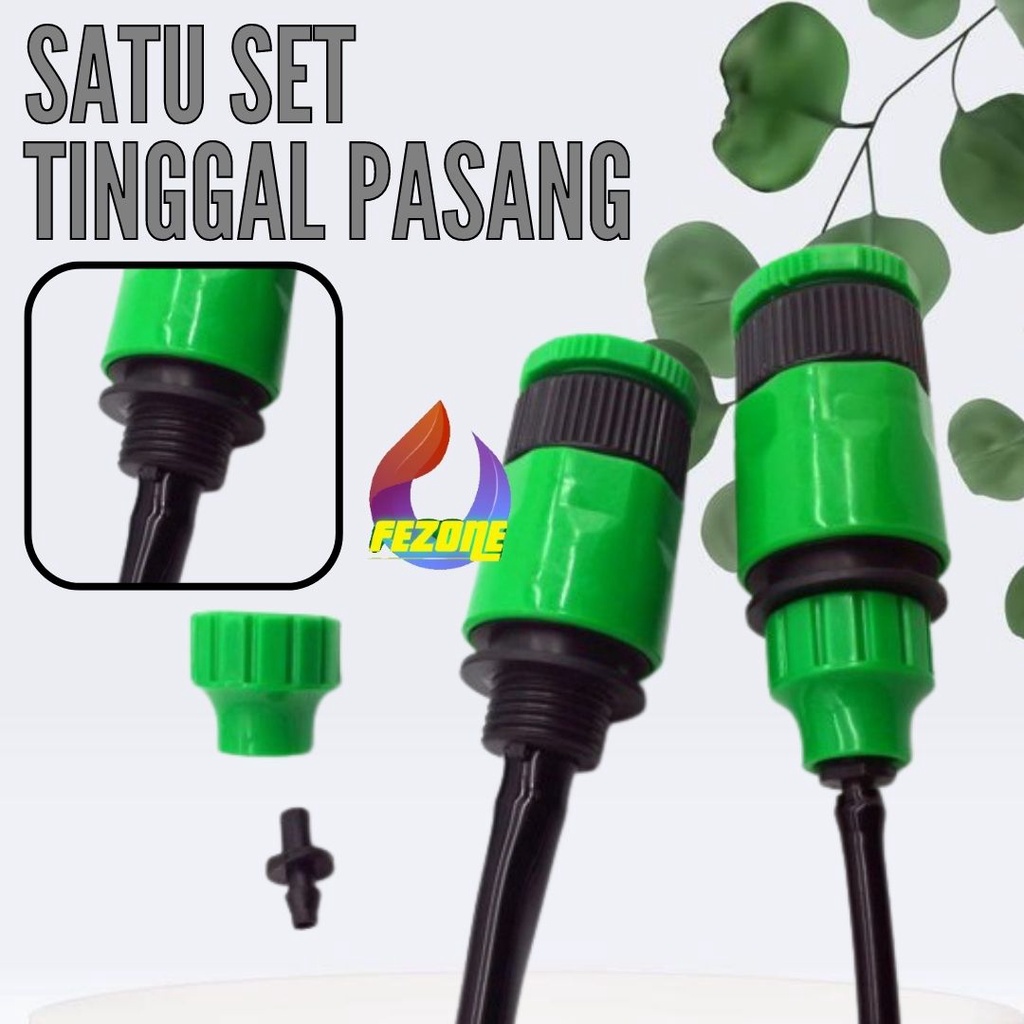 CONNECTOR  KRAN ADAPTOR KRAN SELANG/HOSE  7MM 11 MM KRAN 1/2 INC 3/4 INCH FEZONE