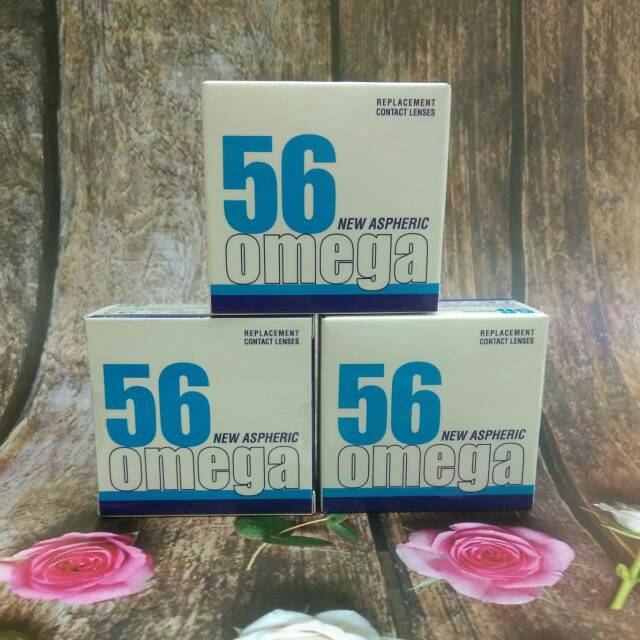 Softlens Bening Omega 56 bulanan / soflens bening bulanan omega56 / Omega 56 Clear Monthly