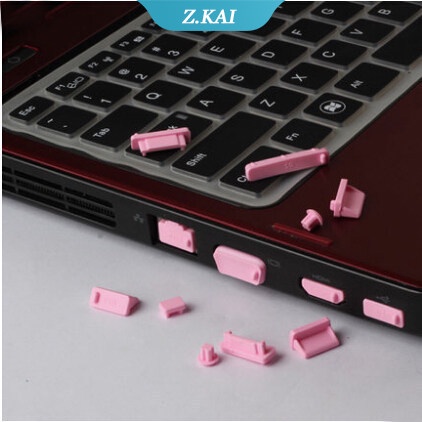 16pcs / set Dust Plugs USB Bahan Silikon Untuk Laptop / Komputer