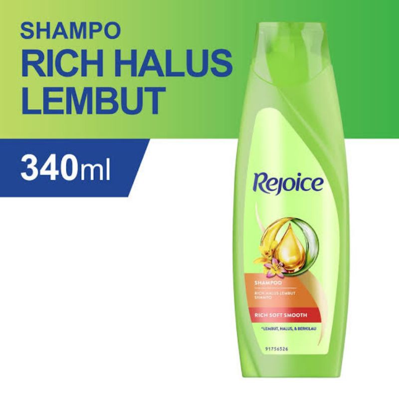 Rejoice Rich Soft Smooth Shampo 340ml