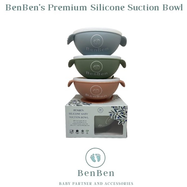 BenBen Premium Silicone Suction Bowl