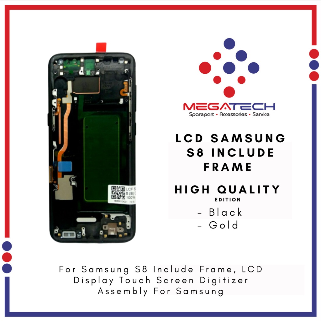 LCD Samsung S8 Include Frame Fullset Touchscreen - ORI