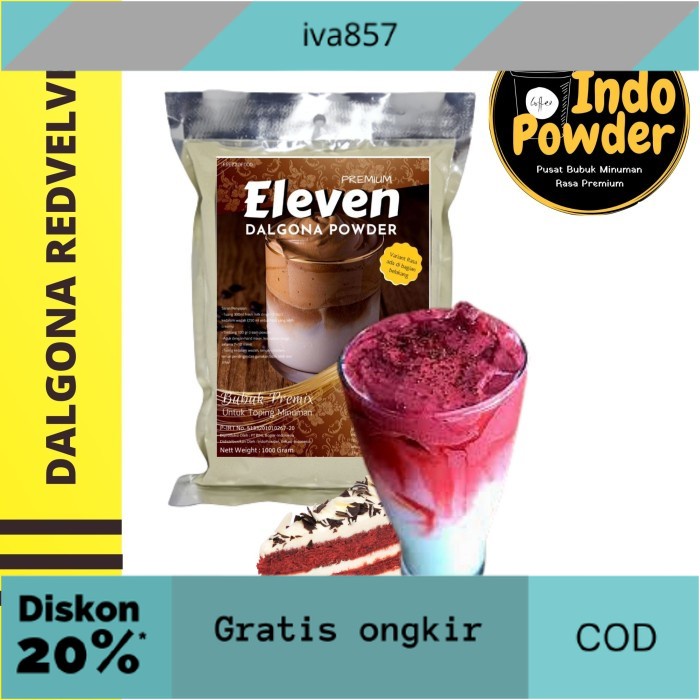 

PROMO DALGONA REDVELVET 1Kg - Bubuk DALGONA RED VELVET 1Kg GRATIS ONGKIR