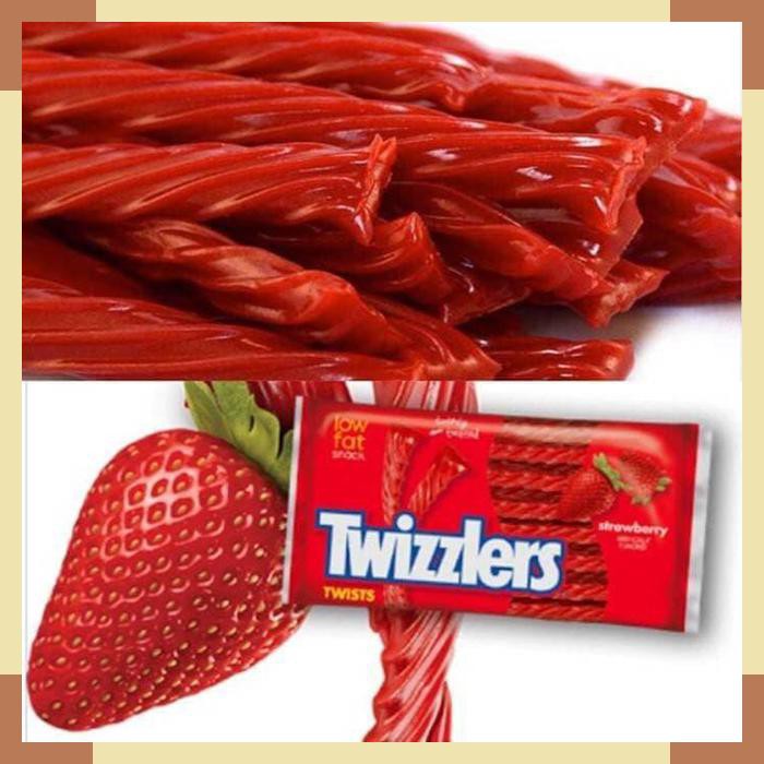 

Twizzlers Twist Strawberry Candy Permen Stroberi Import USA