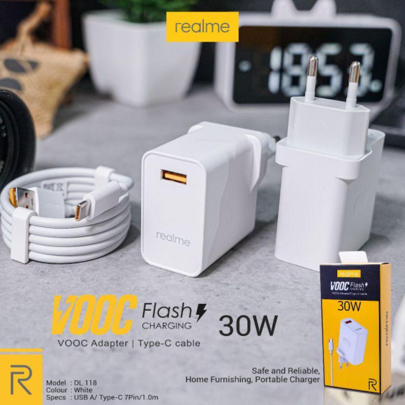 [SO] Tc Travel Charger Realme 30W Original 99.9% Micro Usb &amp; Type-C Fast Charging