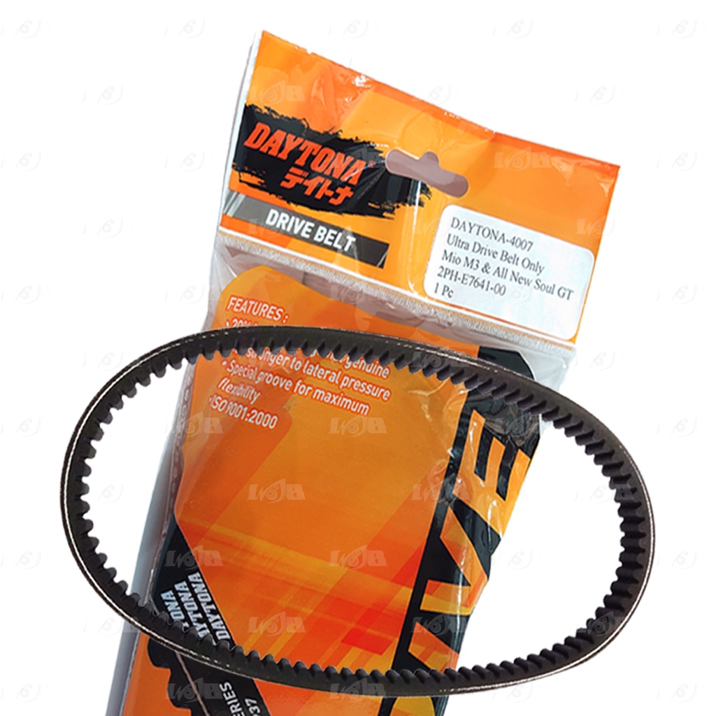 Daytona Vanbelt Vbelt Mio M3 Soul GT Fino Xride 125 Ultra Drive V-Belt Motor Yamaha 2DP