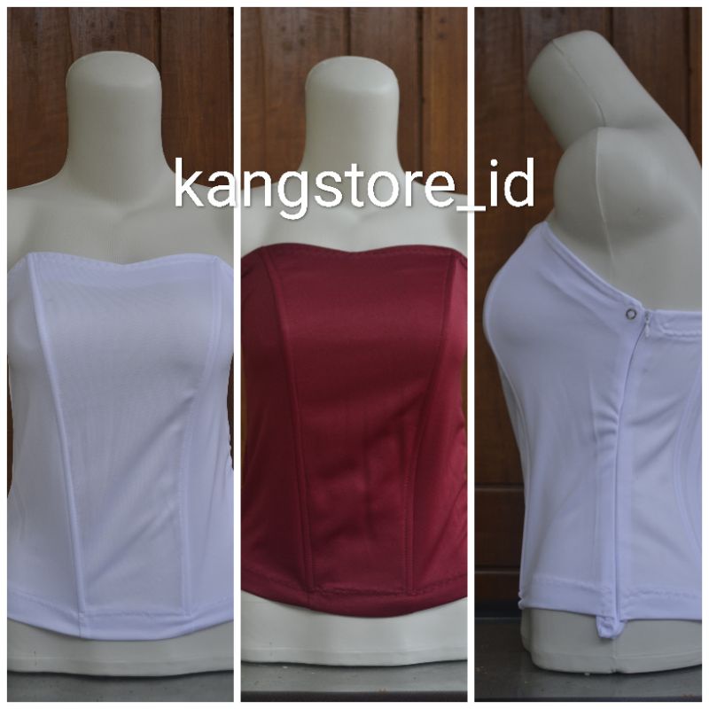 LONGTORSO KEBAYA/ bustier kamisol bahan kaos