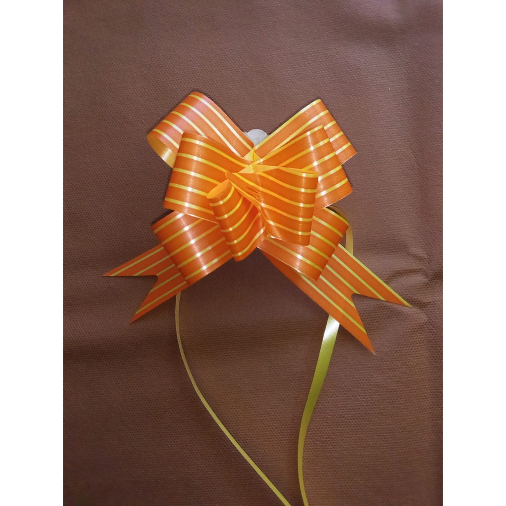 

Premium Quality Product Hiasan Ribbon Pita Tarik Ukuran Sedang Satuan Aneka Motif dan Warna Murah