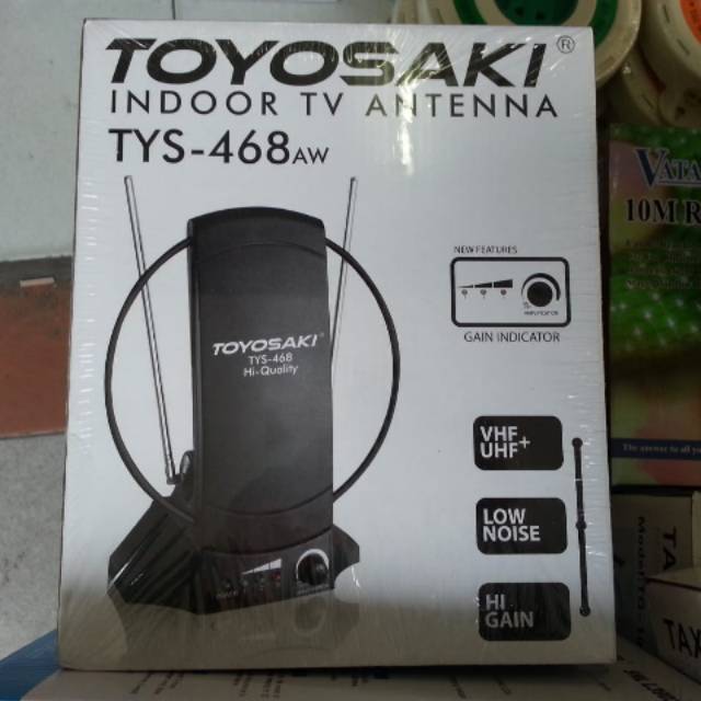 Antena Tv Dalam/Indoor Toyosaki 468 aw / 468 sc