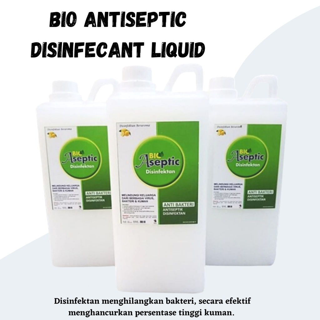 Disinfektan Bio Anseptic Untuk Steril Ruangan Dan Peralatan Gratis Masker Kain