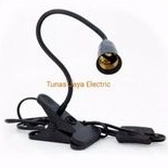 Lampu Belajar /  Lampu Baca model Jepit E-27 HITAM / PUTIH
