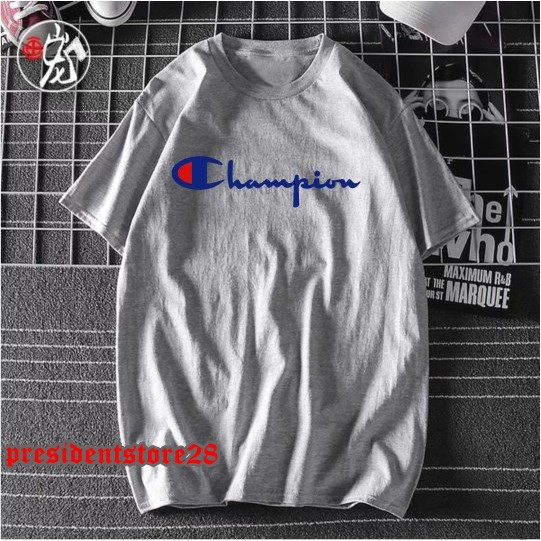 KAOS CHAMPION / KAOS PENDEK PRIA COTTON COMBED 30S PREMIUM / BAJU DISTRO PRIA / KAOS KEREN KEKINIAN