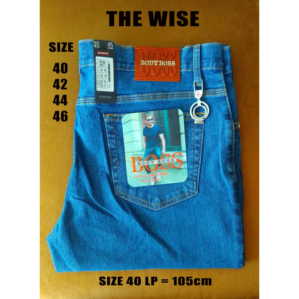 Celana Jean's BOSS Big Size Original "The Wise"
