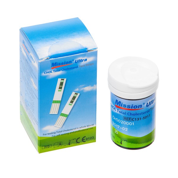 STRIP ISI ULANG MISSION ULTRA CHOLESTEROL / STRIP KOLESTEROL ISI ULANG MISSION ULTRA ISI 25