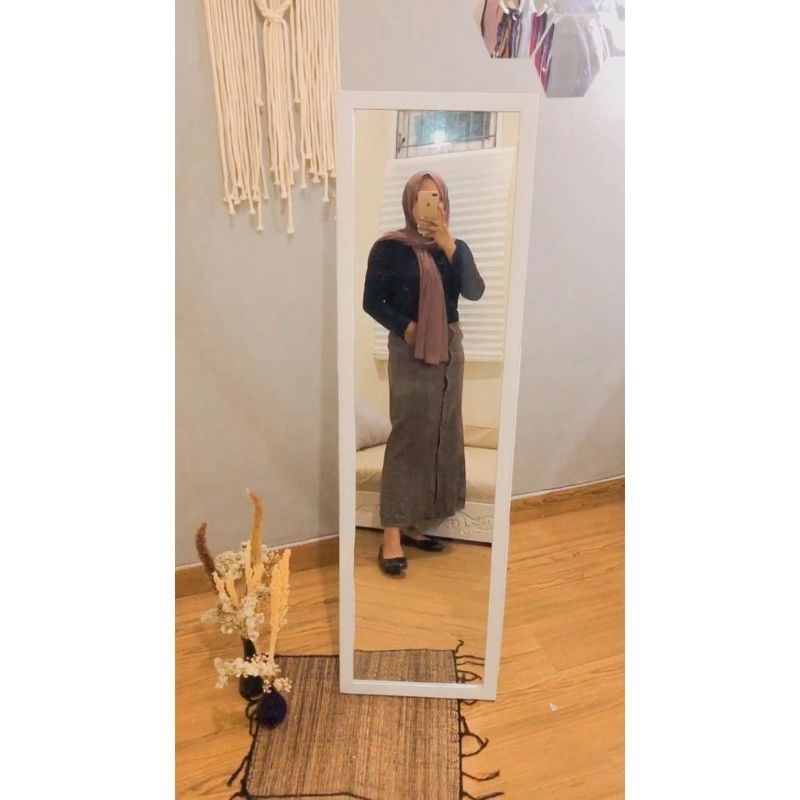 [MEDAN] Standing Mirror 33x127cm Cermin Standing