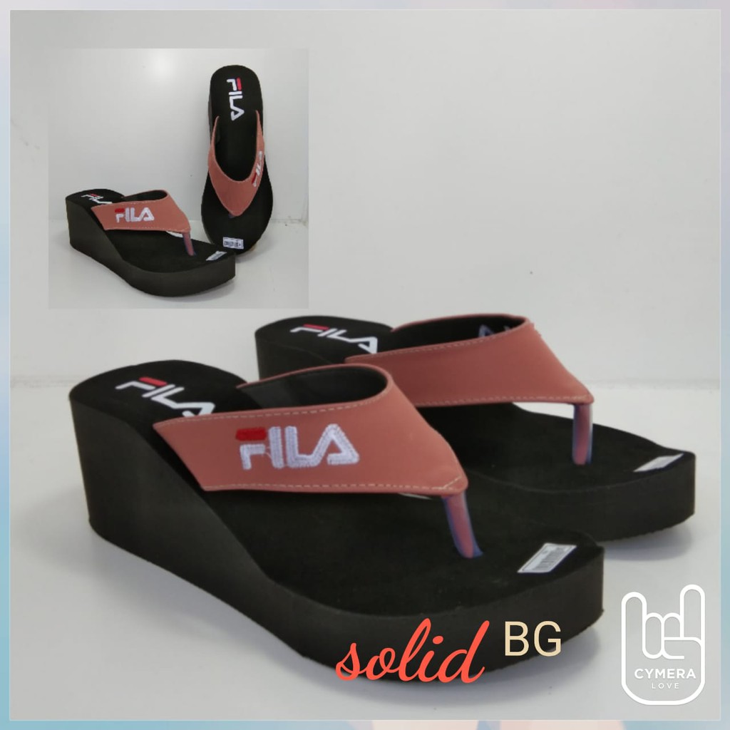 sandal wedges fila