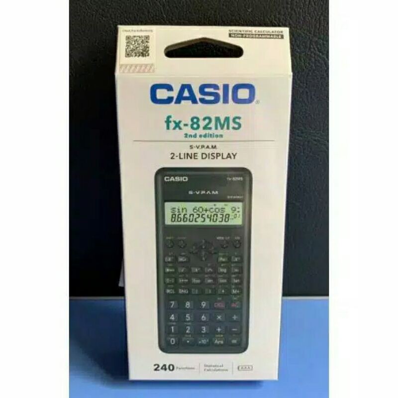 

CASIO FX-82MS - Scientific Calculator # Kalkulator Ilmiah