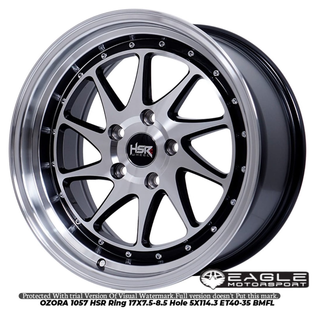 Velg Mobil ORIGINAL HSR TYPE OZORA R17 Ring 17 Pelek Innova Xpander Terios Rush Almaz Camry