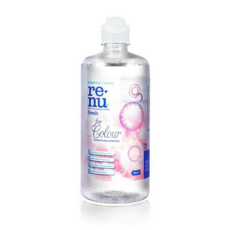 Cairan Pembersih Softlens RENU FRESH COLOUR 355 ML