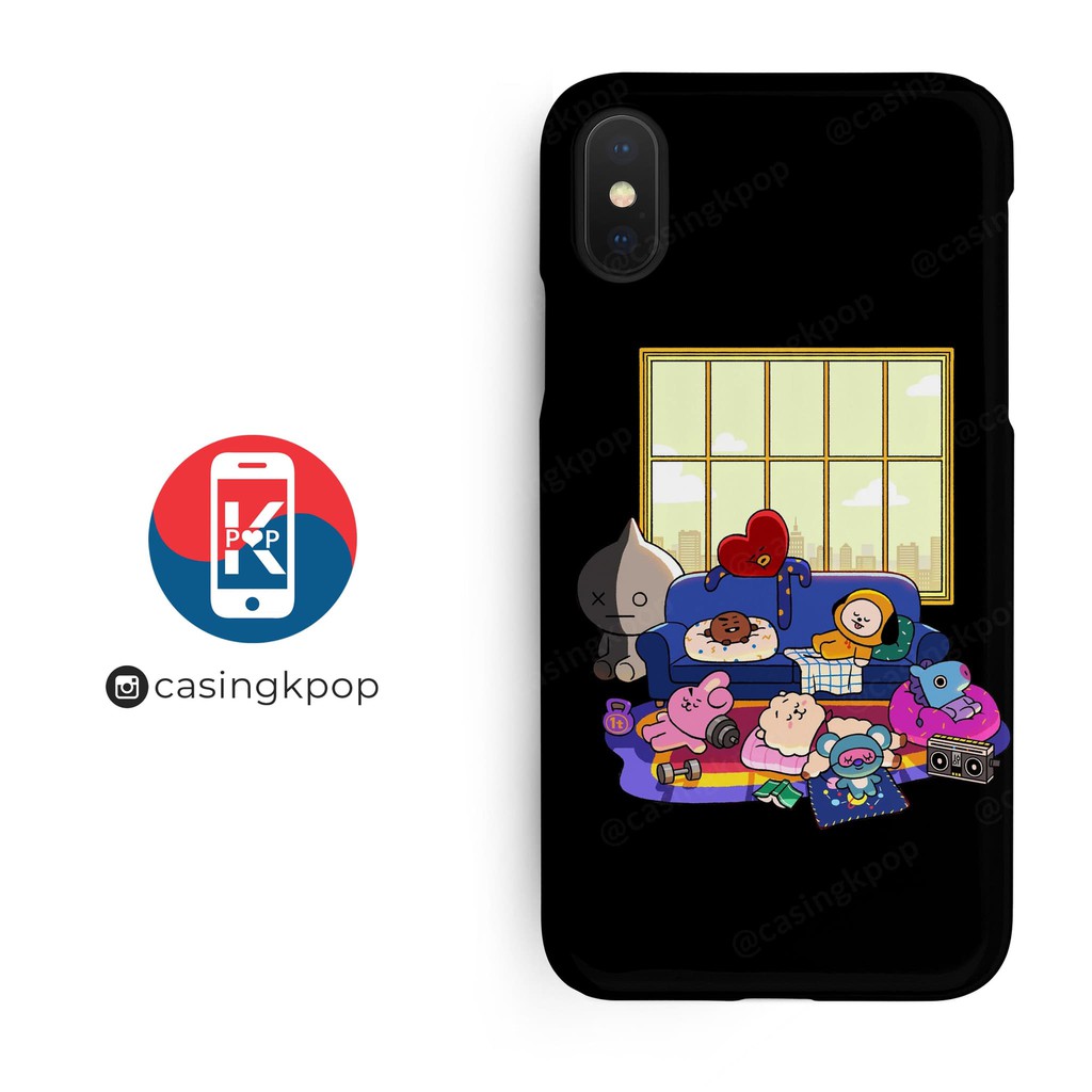 Caseme Casing
 HP HANDPHONE KPOP BT21 POWENAP