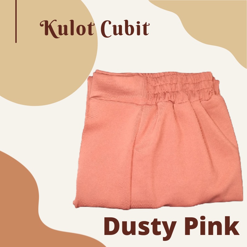 KULOT CUBIT SCUBA PREMIUM KULOT DEWASA HIGHWAIST KULOT POLOS - SC 103-DUSTY PINK