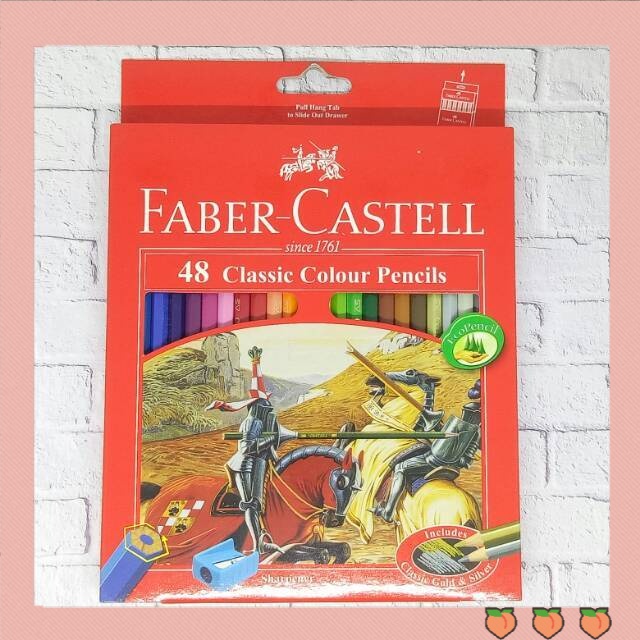 

Pensil Warna Faber Castell tipe 48 warna Classic Faber Castell