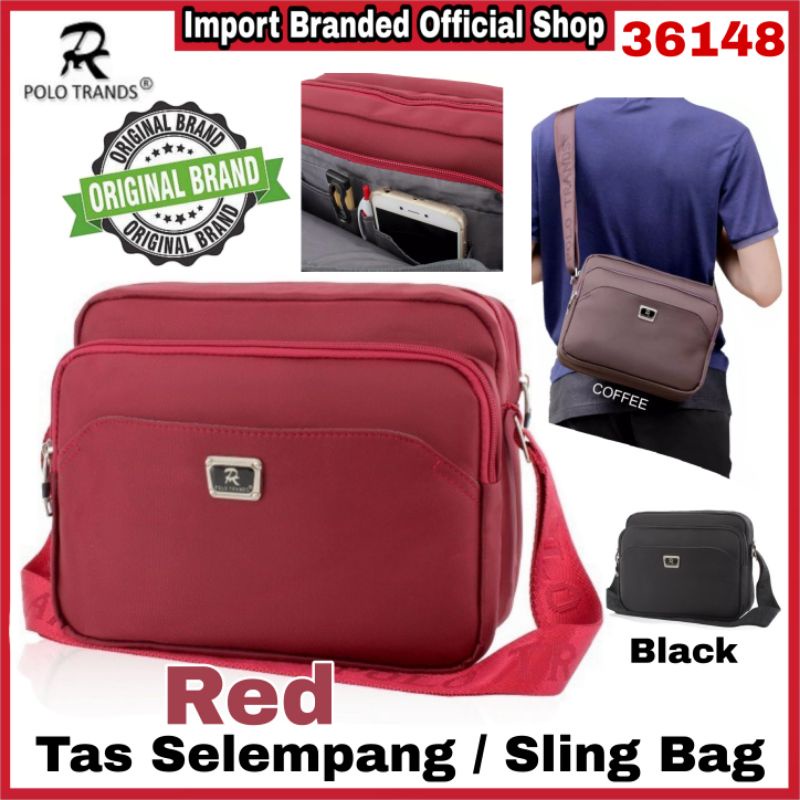 POLO TRANDS 36148/TAS SELEMPANG/ORIGINAL/IMPORT/SLING BAG PRIA/WANITA/SLEMPANG/SEKOLAH/MURAH/TERBARU