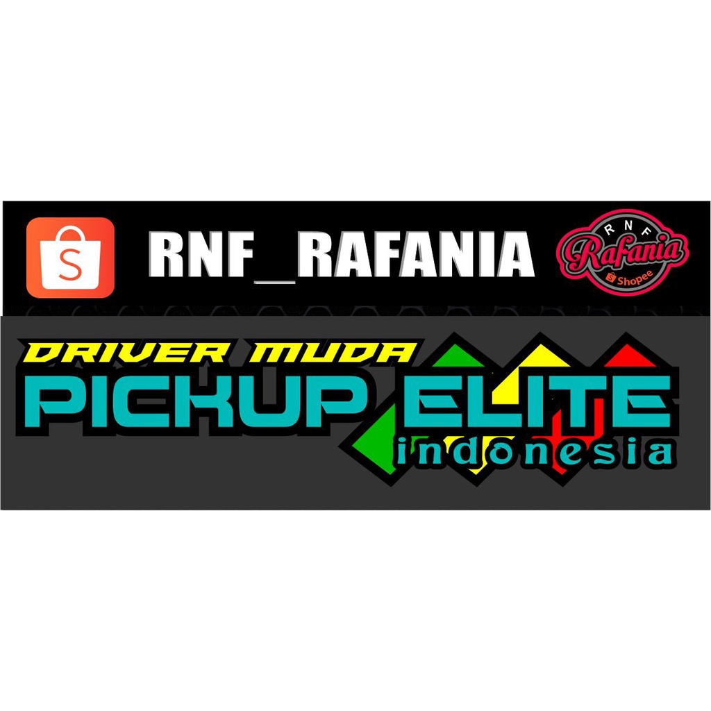 stiker mobil pickup granmax l300 carry pickup elite indonesia