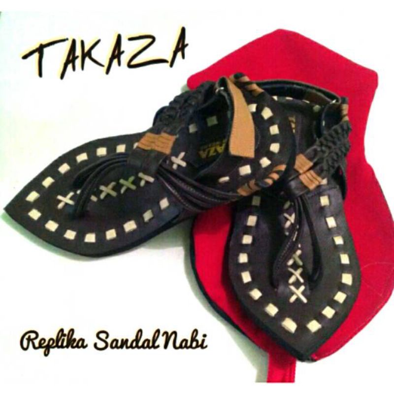 SANDAL KULIT KEKINIAN MODEL REPLIKA TEROMPAH NABI