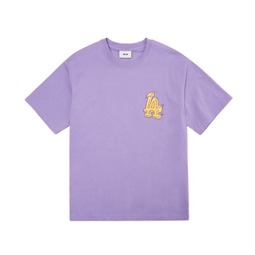 MLB Like LA Back Logo Overfit Tee - Violet