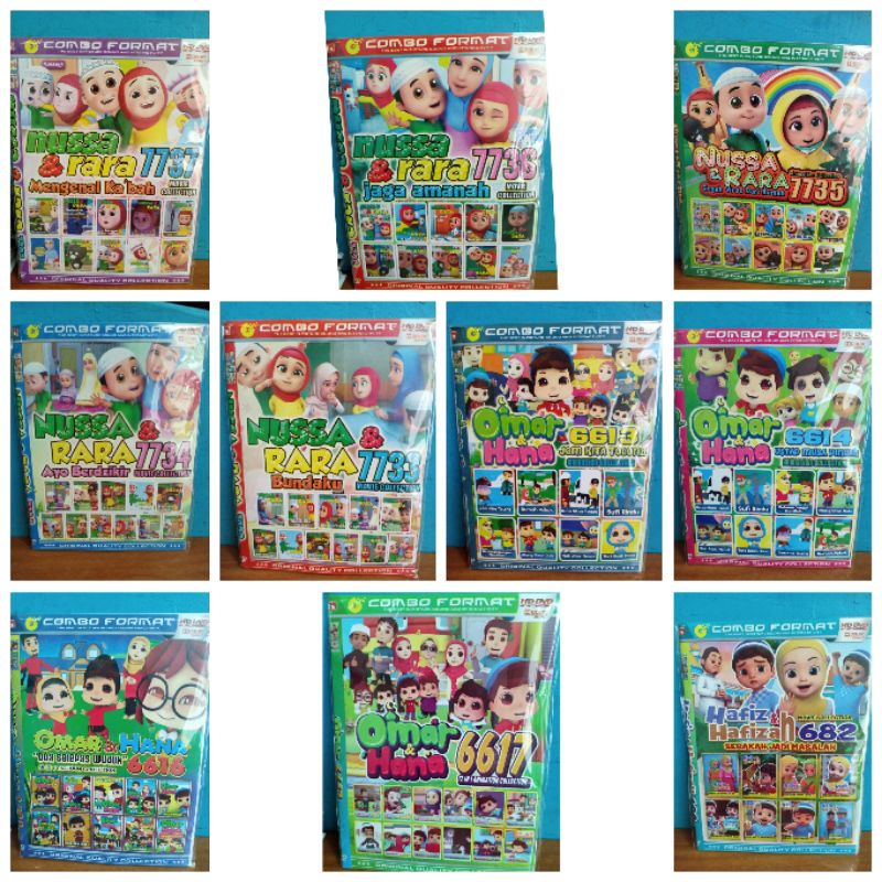 FLM DVD NUSSA&RARA,OMAR&HANA,HAFIZ& HAFIZAH