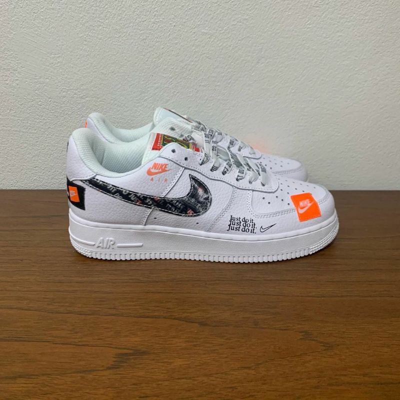 ⭐COD SEPATU NIKE JUST DO IT PRIA SEPATU NIKE JUST DO IT PREMIUM GRADE A ORI NIKE FULL WHITE SEPATU SNEAKERS WANITA NIKE AIR FORCE ONE JUST DO IT NIKE AIRFORCE1 JUST DO IT NIKE JDI SEPATU NIKE PUTIH POLOS SEPATU NIKE AIR FORCE 1 COWOK SEPATU SPORT CEWEK-5