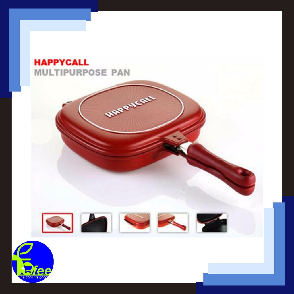 [IMPORT] - Hc 32 Cm Double Pan Grill Panci Anti Lengket