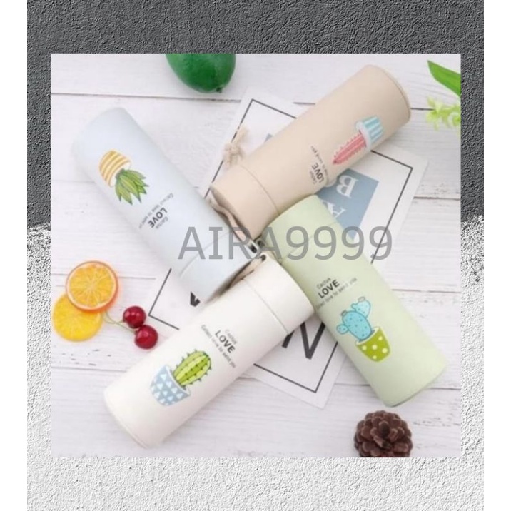 Botol Kaca Kaktus Random Botol Minum Kaca Kaktus