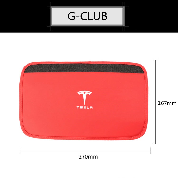 G-club Cover Sabuk Pengaman Mobil Universal Bahan Kulit Untuk Tesla