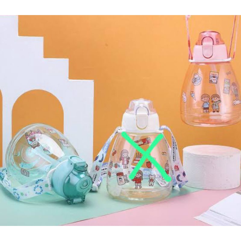 Botol Viral Gemoy Transparan