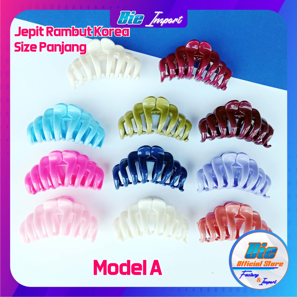 Jepit Rambut Korea Size Besar Impor Best Seller