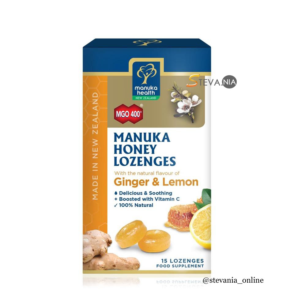 

Manuka Health MGO 400+ with Ginger and Lemon Lozenges